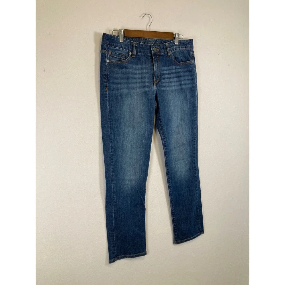 Classic Calvin Klein Jeans Womens 31/12 Blue Ultimate Skinny‎ Mid Rise Denim